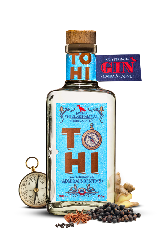 Tohi Admiral´s Reserve Navy Strength Gin bottle