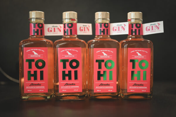 Tohi Raspberry Gin 4 bottles