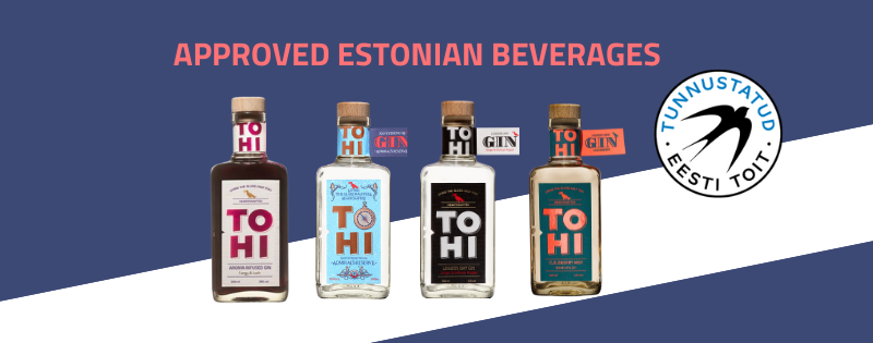 Estonian craft gins - acknowledged tastes by Tohi Distillery