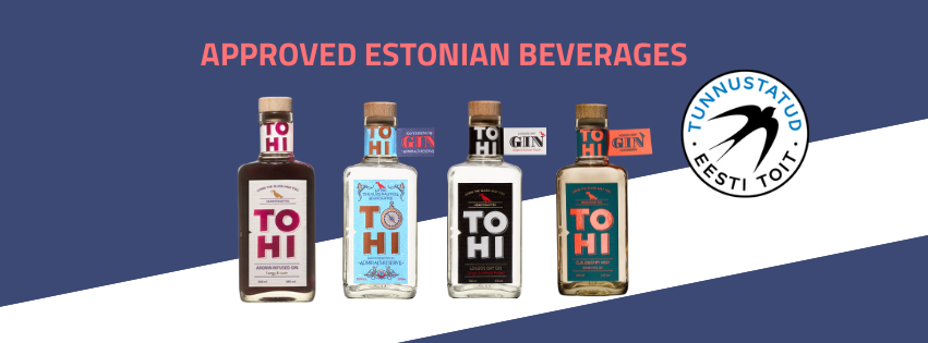 Estonian craft gins - acknowledged tastes by Tohi Distillery