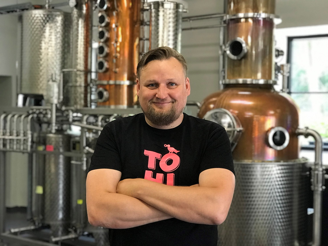 Master Distiller of Tohi Distillery, Priit Palk