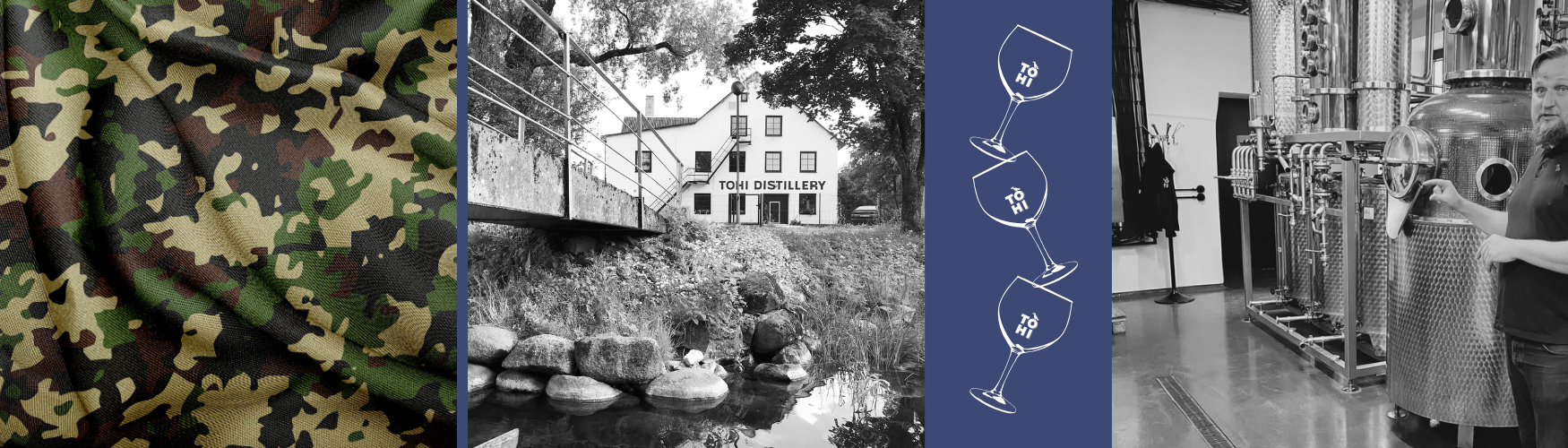 Koge ja näe Tohi Distillery ajalugu, džinnide lugu, komponente ning tootmist päris ligidalt. Tuuri pikkus on kuni 1 tund. Tuuri hind 2 € inimene, lapsed tasuta.